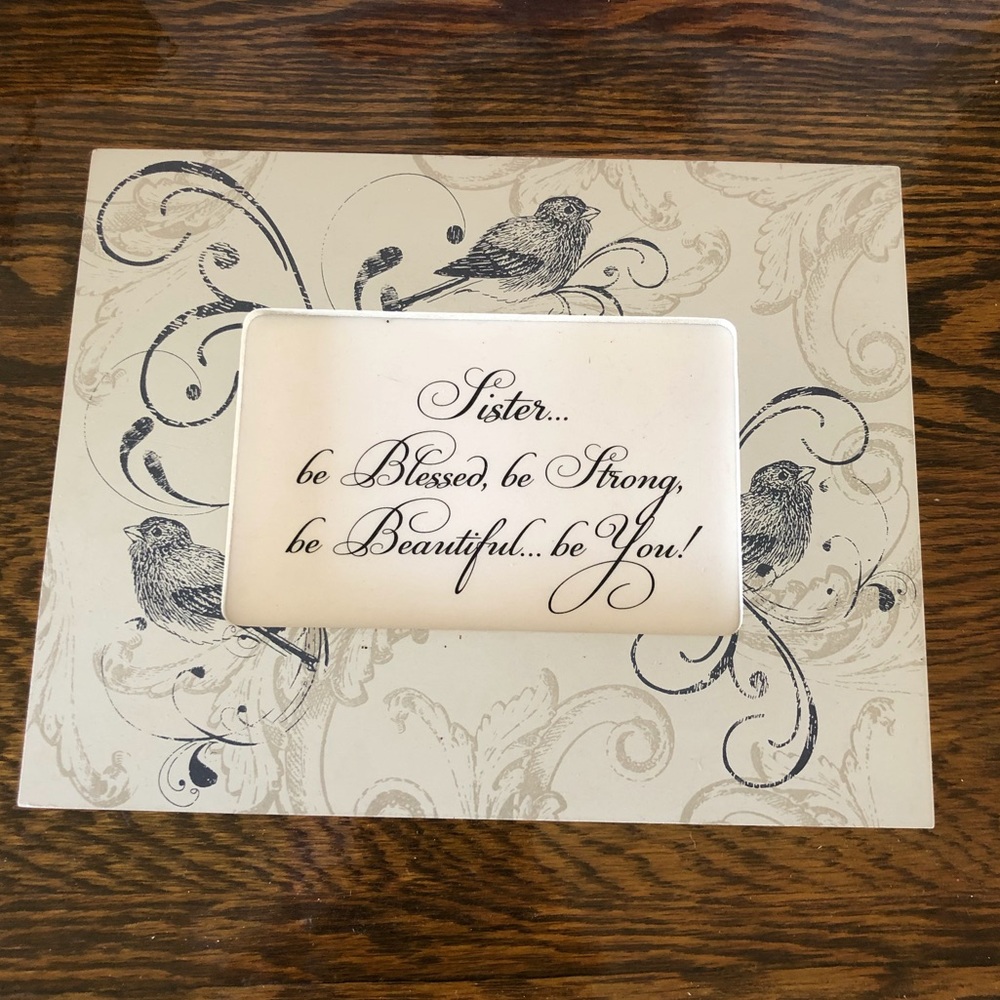 Sister’s Sign Gift Homemade Picture 9x7